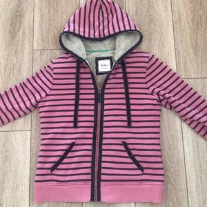 Boden Sherpa zip up Sweatshirt